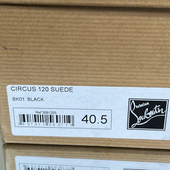 Christian Louboutin Black Mesh Heel Bootie - Picture 11 of 11